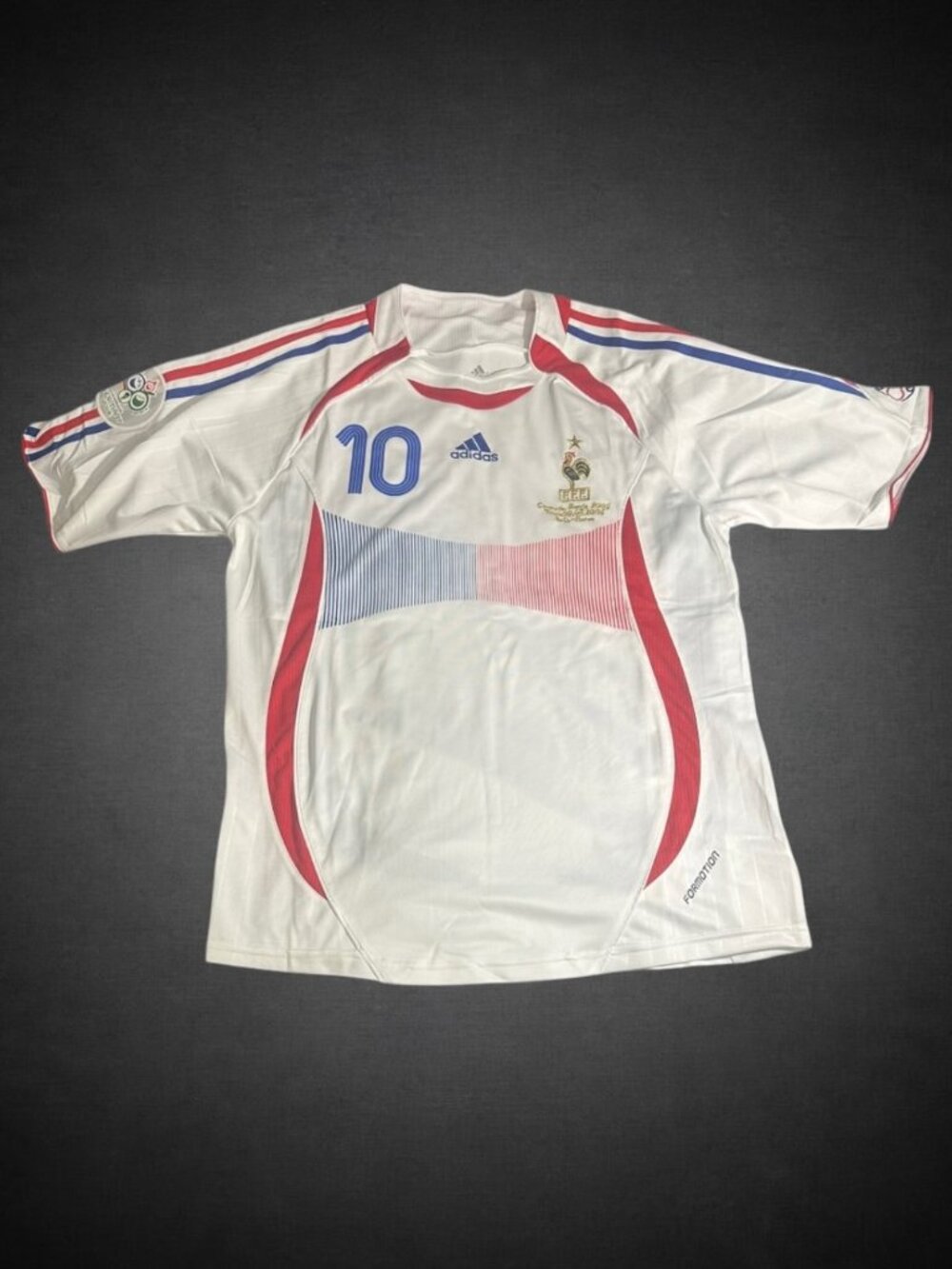 2006 FIFA WORLD CUP FINAL France kit. Zinedine Zidane soccer football jersey